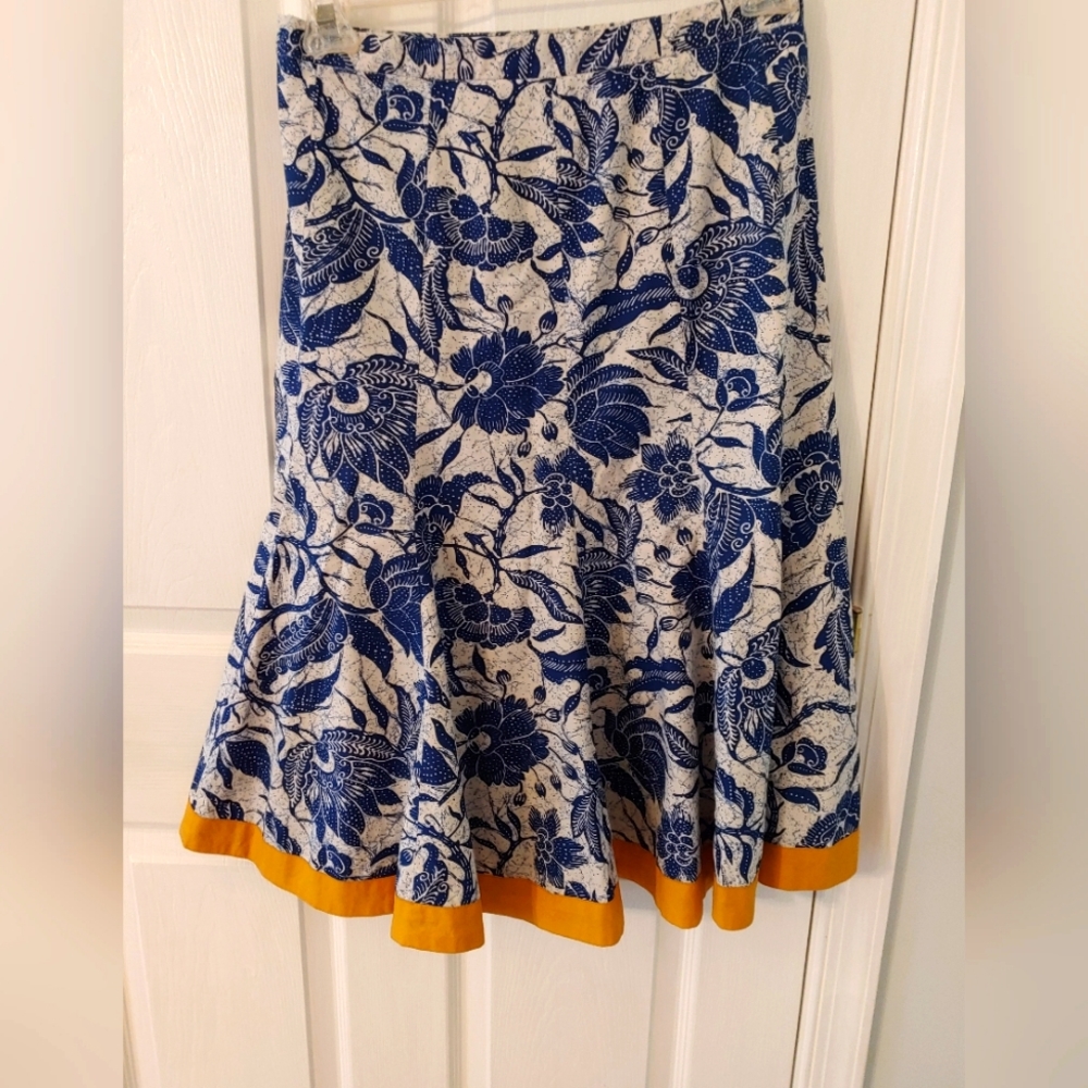 Old Navy Cotton Pleated Skirt